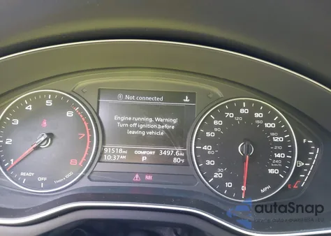 2017 Audi A4 2.0T Ultra Premium from USA, damaged, VIN WAUGMAF44HN064220